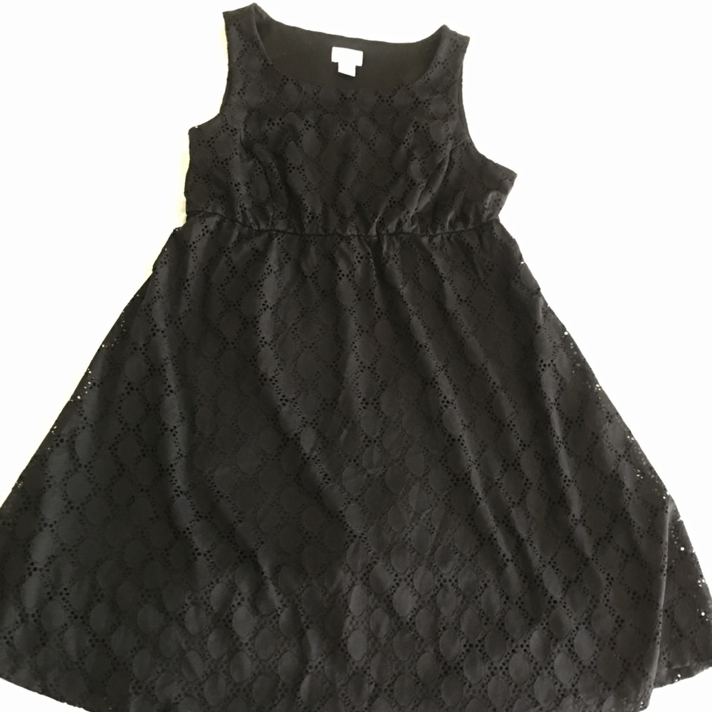 Black maternity dress